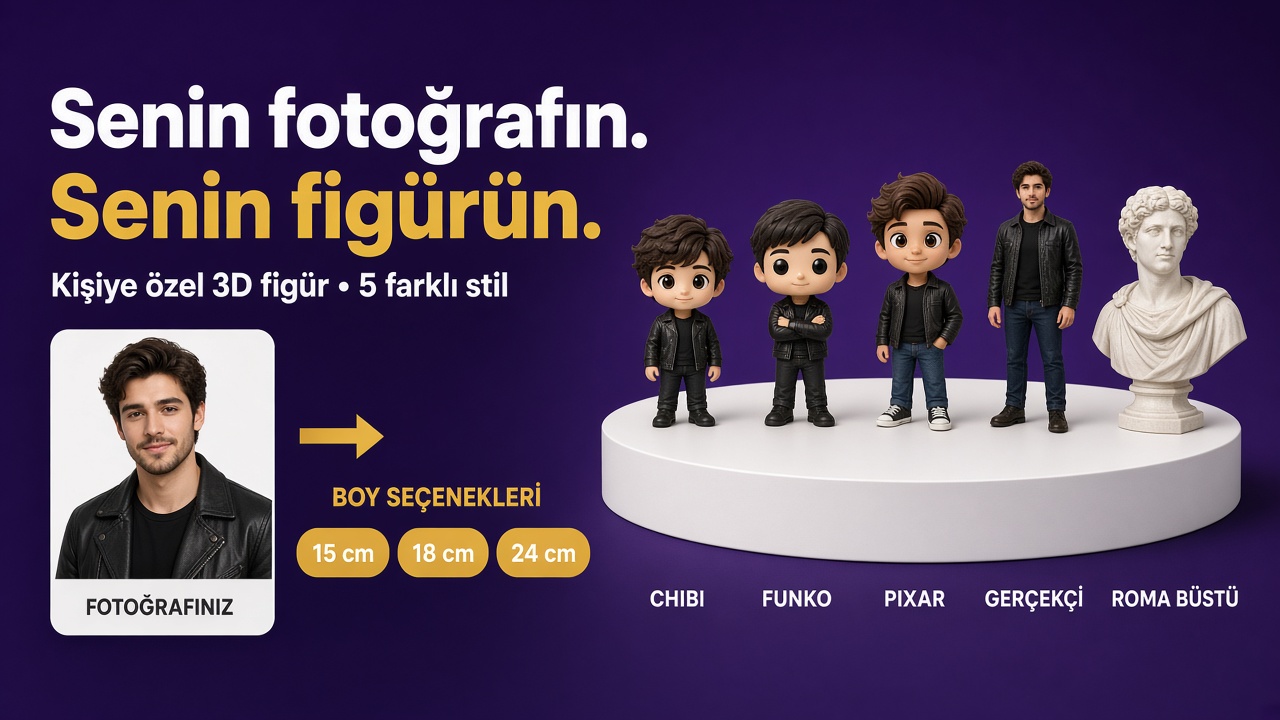 Senin fotoğrafın. Senin figürün.